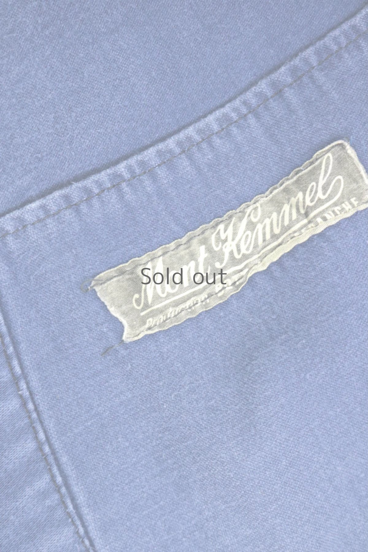 画像10: 【フランス】1950年代　モールスキンコットン　ワークジャケット（ノッチドラペル/Mont Kemmel） (10)