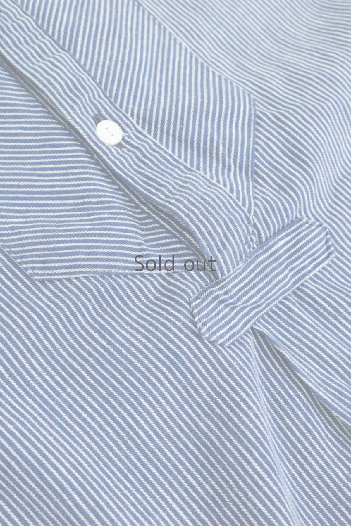 画像3: 【ドイツ】フィッシャーマン　プルオーバー シャツ（細かいストライプ） (3)