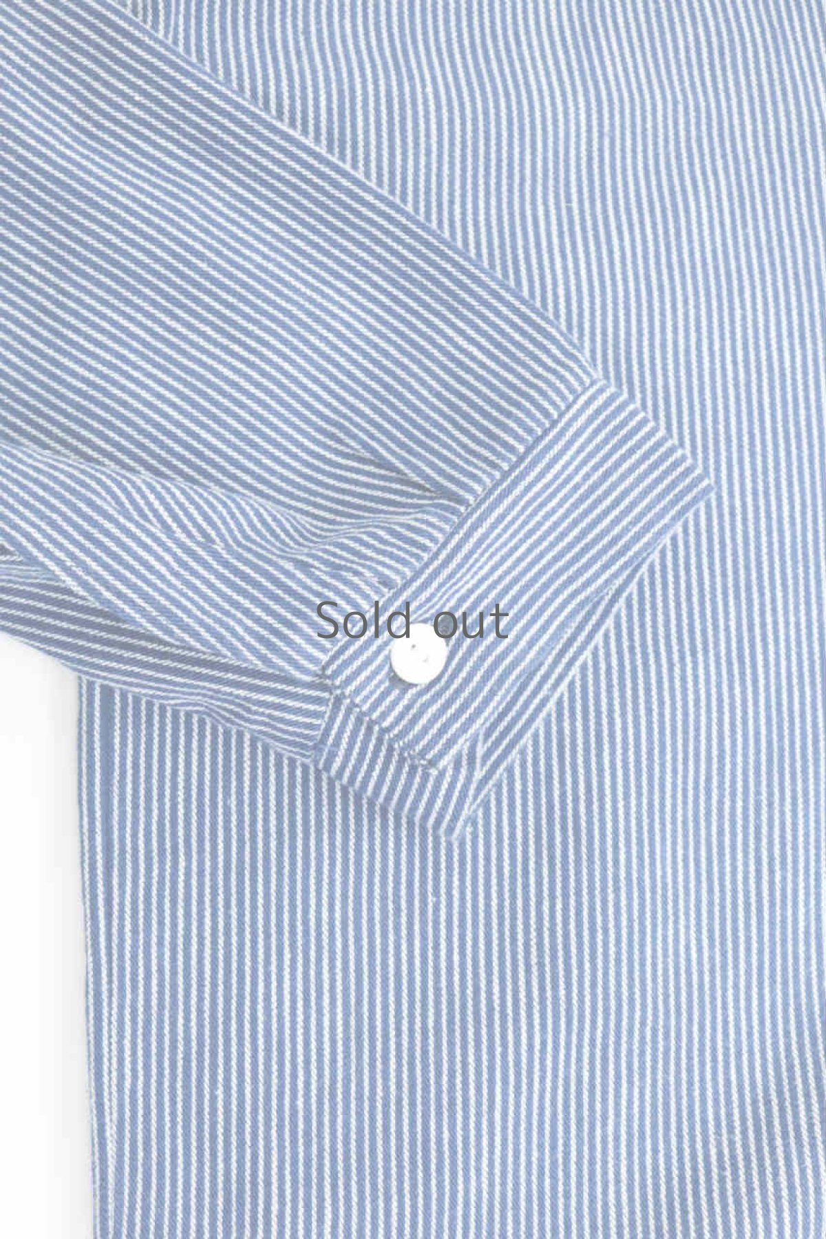 画像4: 【ドイツ】フィッシャーマン　プルオーバー シャツ（細かいストライプ） (4)