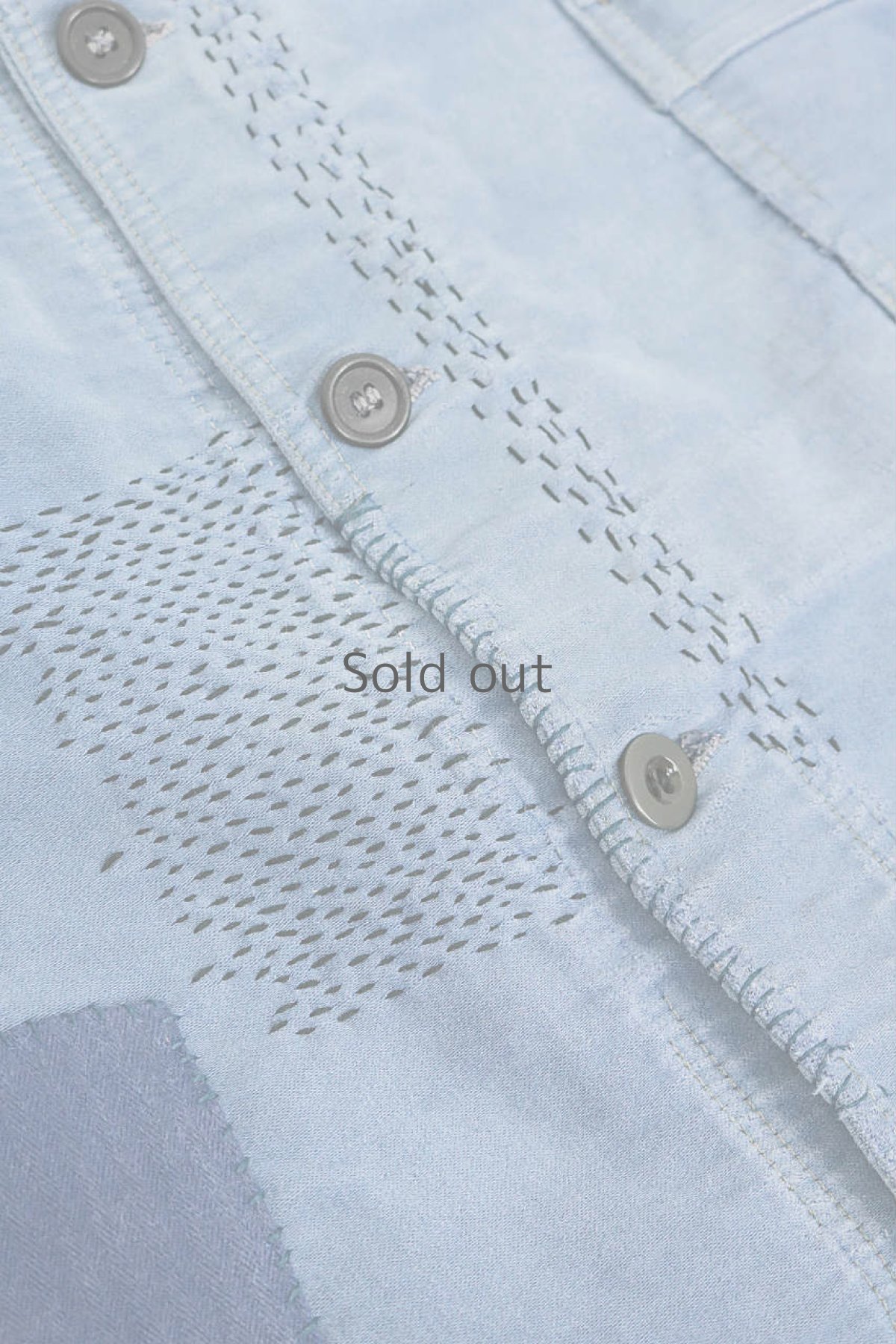 画像3: 【MITSUGU SASAKI】ビンテージリメイク　刺し子のモールスキンワークジャケット (3)