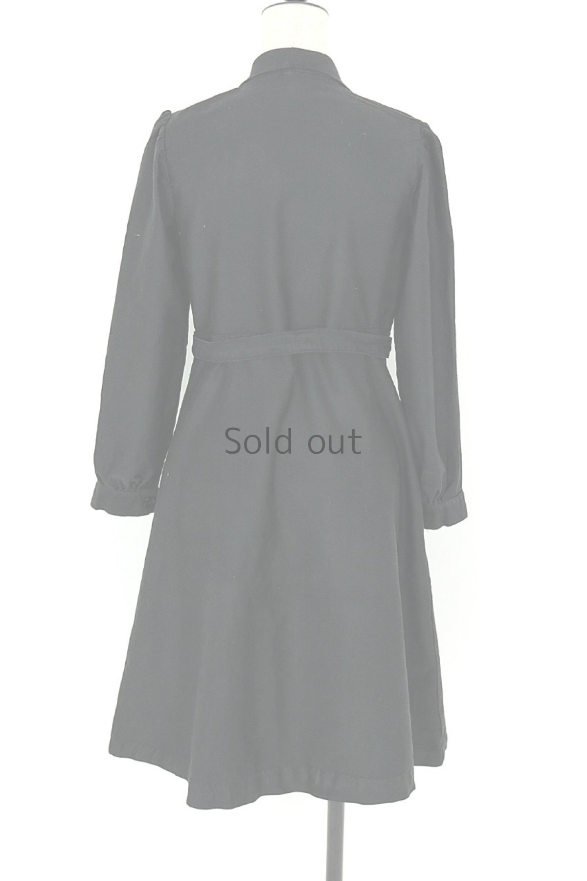 画像4: 【フランス】１９３０年代頃のブラックワークドレス(小さめ) (4)