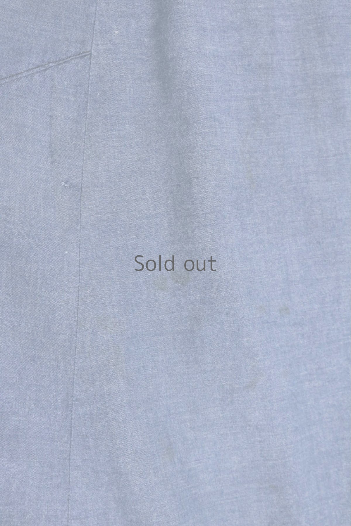 画像8: 【フランス】１９4０年代頃のブルーグレーワークドレス(小さめ) (8)