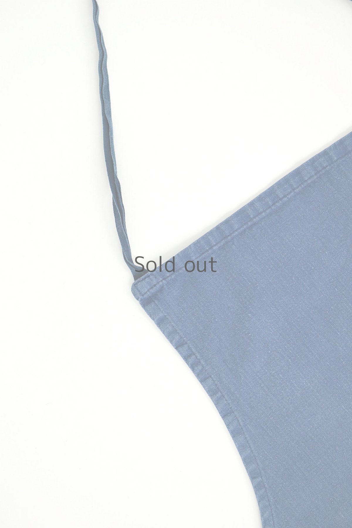 画像5: 【フランス】ビンテージ　シンプルなワークエプロン (5)