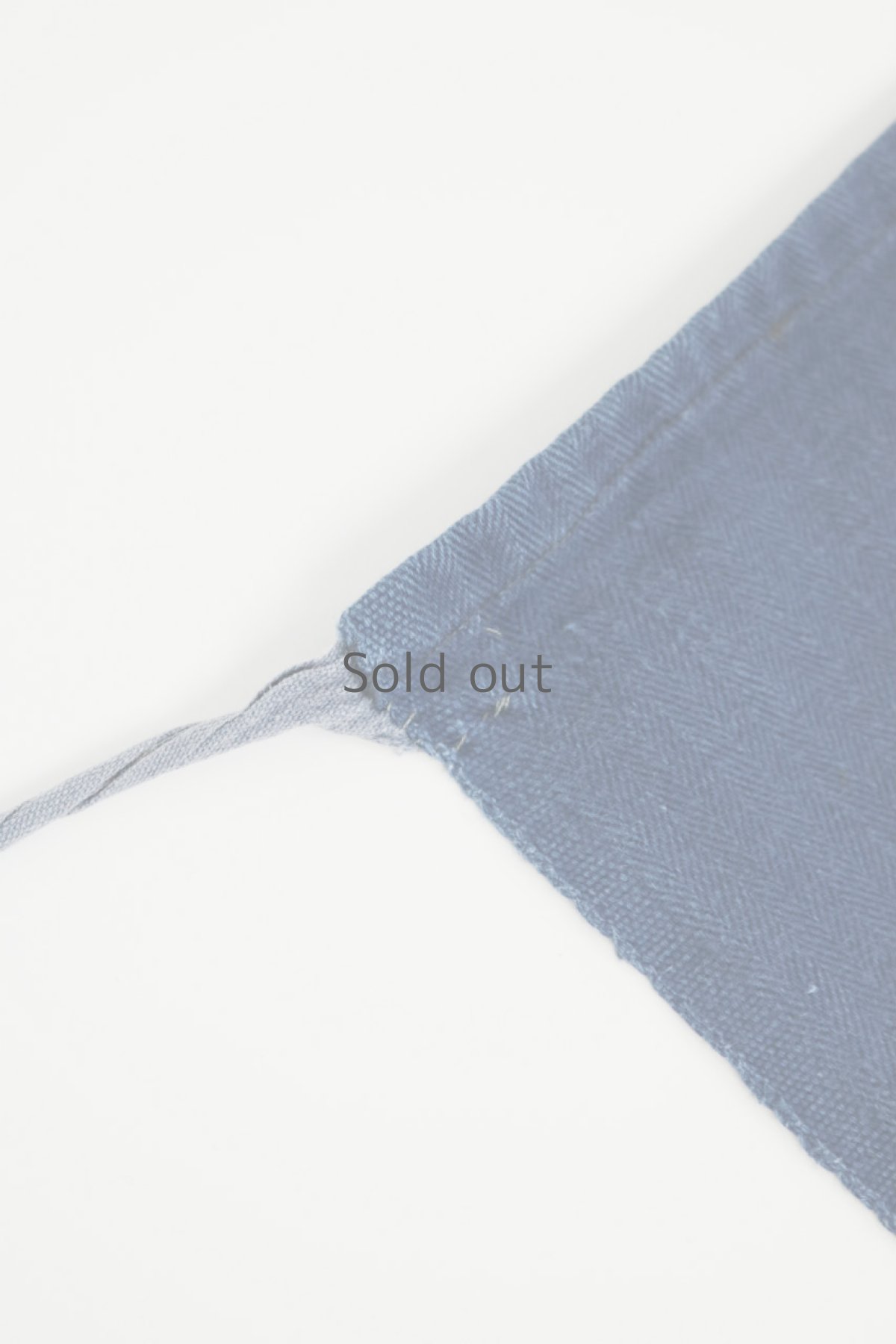 画像9: 【フランス】ビンテージ　リメイクされたショートエプロン (9)