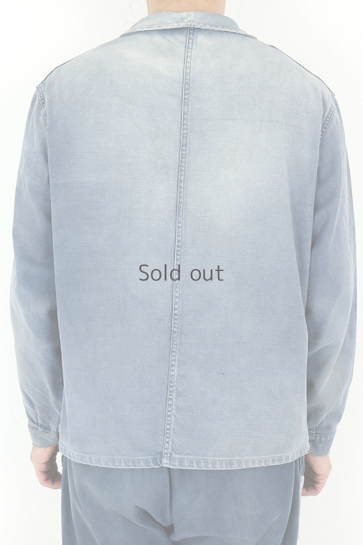 画像13: 【フランス】1950年代　ブルーコットン　ワークジャケット(Adolphe Lafont) (13)