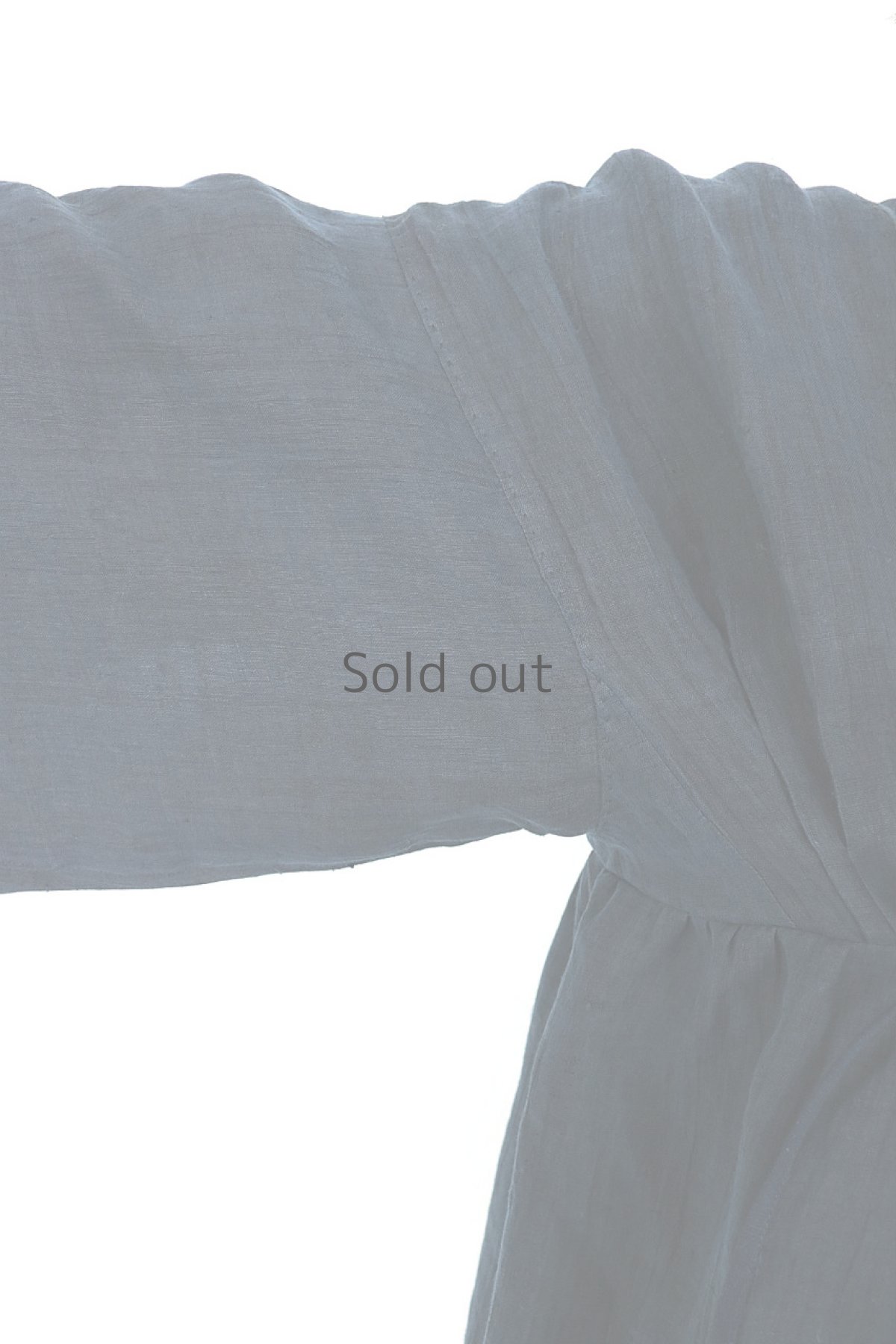 画像7: 【ササキチホ】着物古布 　タックカシュクール　巻きワンピース（紺染め） (7)