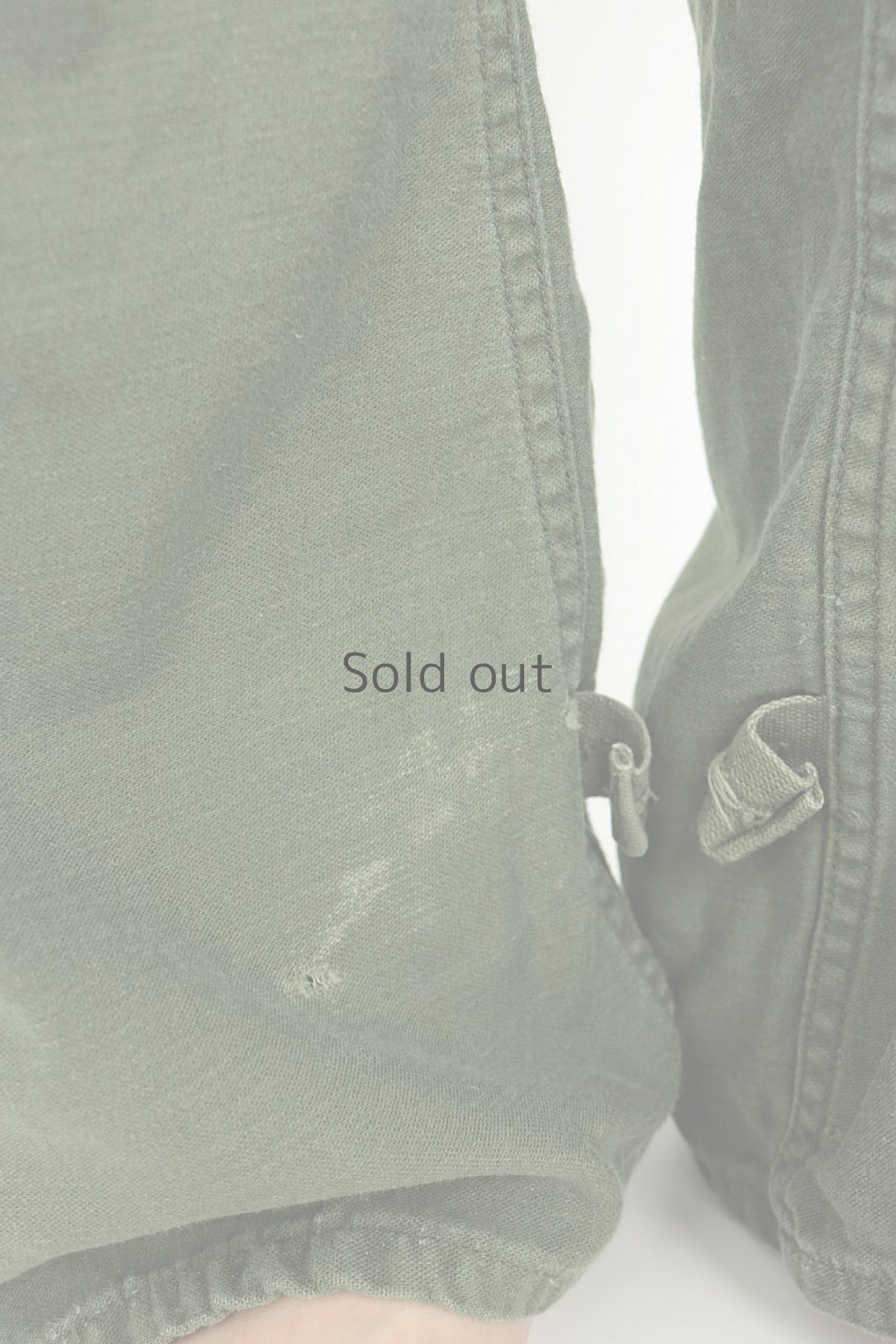 画像7: 【MITSUGU SASAKI】ビンテージ×リメイク　超ハイウエスト　ミリタリーパンツ(Ver.2/パッチワーク) (7)