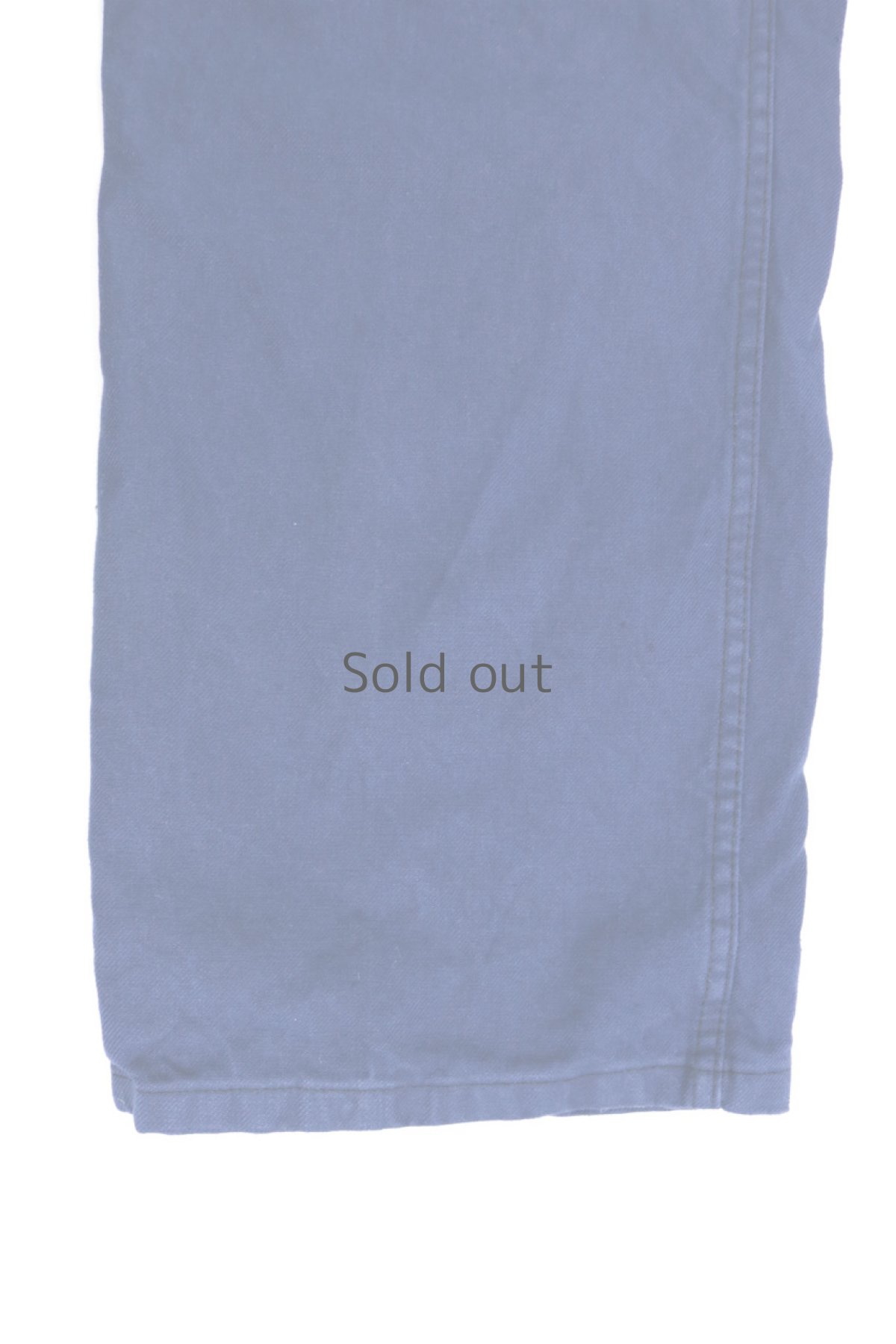 画像7: 【フランス】1970年代頃のブルーコットンワークパンツ (7)