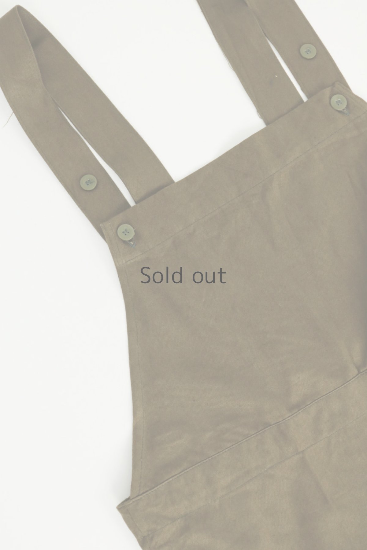 画像5: 【チェコ】ビンテージミリタリー　オーバーオール（ブラウン/未使用品） (5)