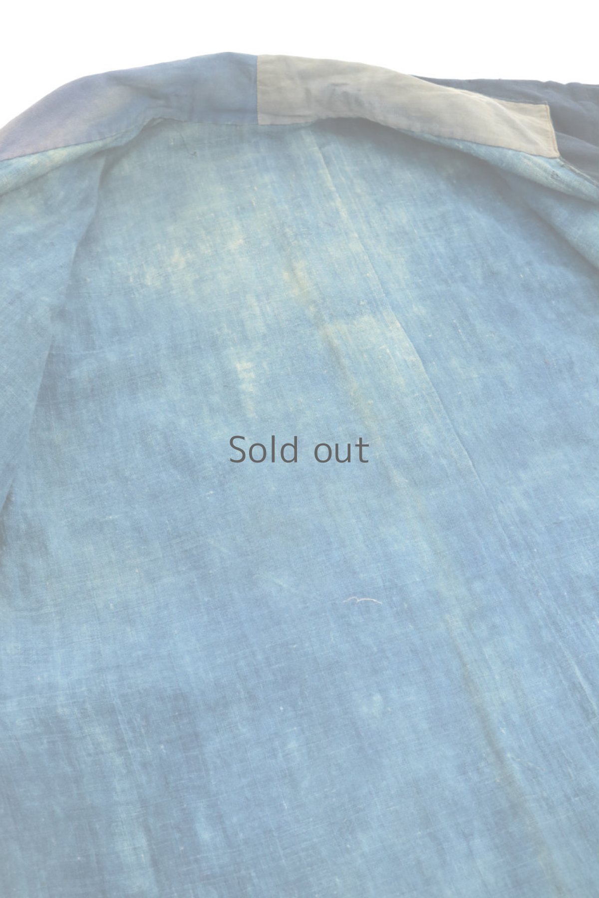 画像12: 【ベトナム】ビンテージ　インディゴコットン　羽織ジャケット（藍/白モン族） (12)