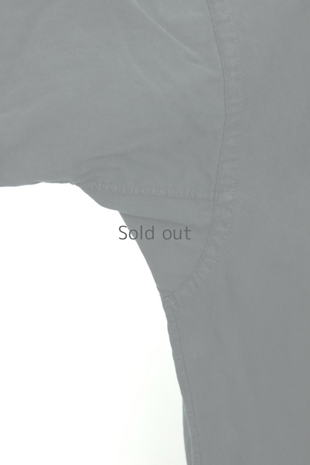 画像9: 【フランス】アンティークコットン×染　半袖　ヘンリーネックワンピース（黒） (9)