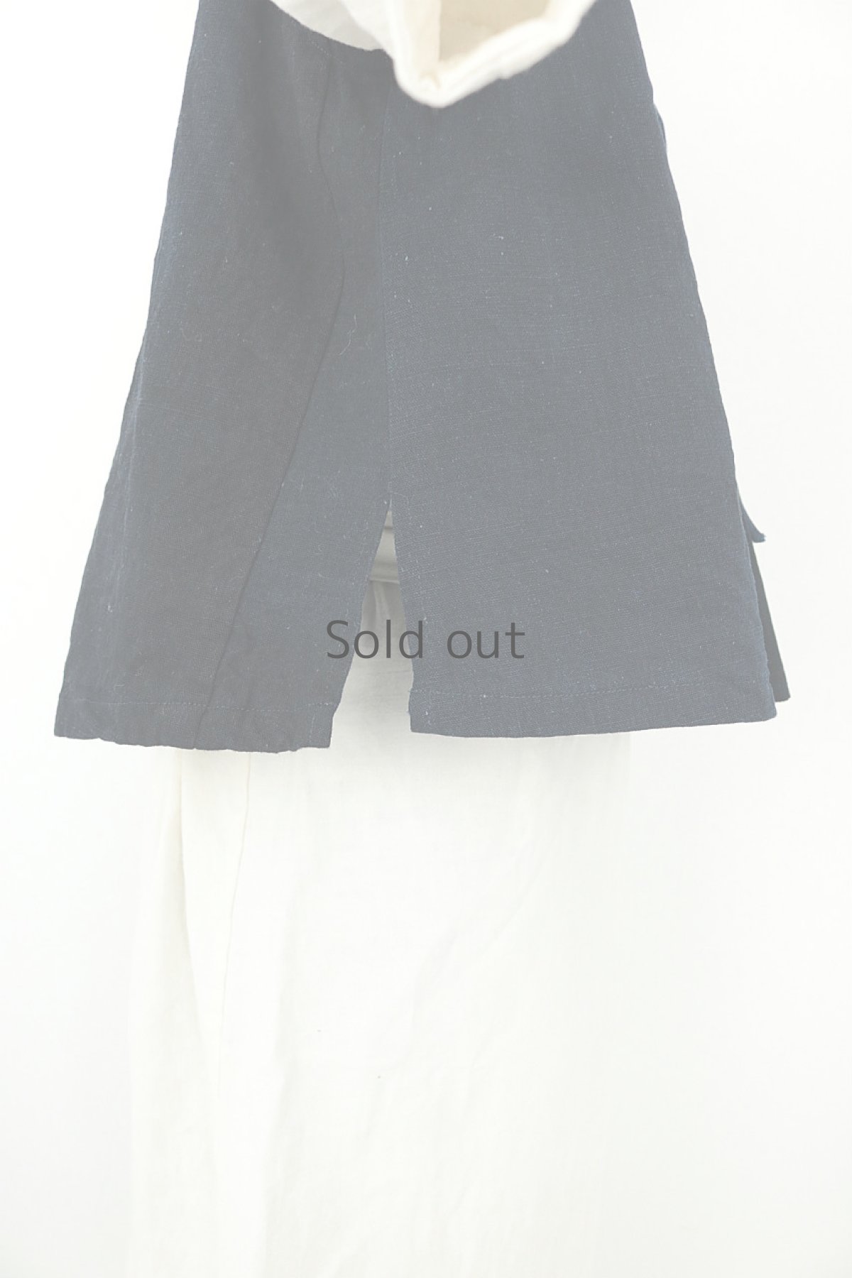 画像8: 【ササキチホ】藍染古布　フォークロアブラウス（袖なし/前開き） (8)