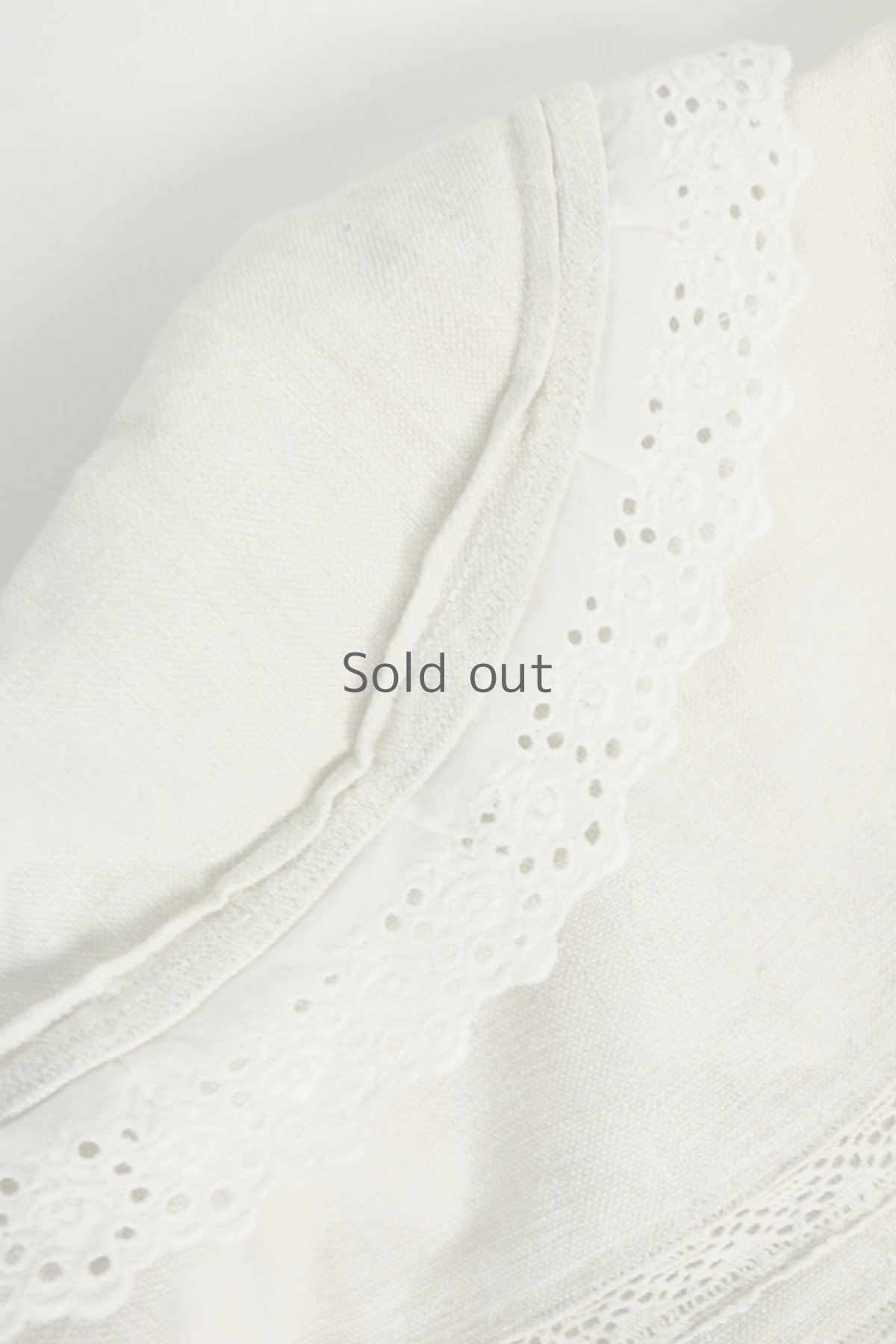 画像18: 【ルーマニア】アンティークリネン　ハンドメイドされたクラシックブラウス (18)