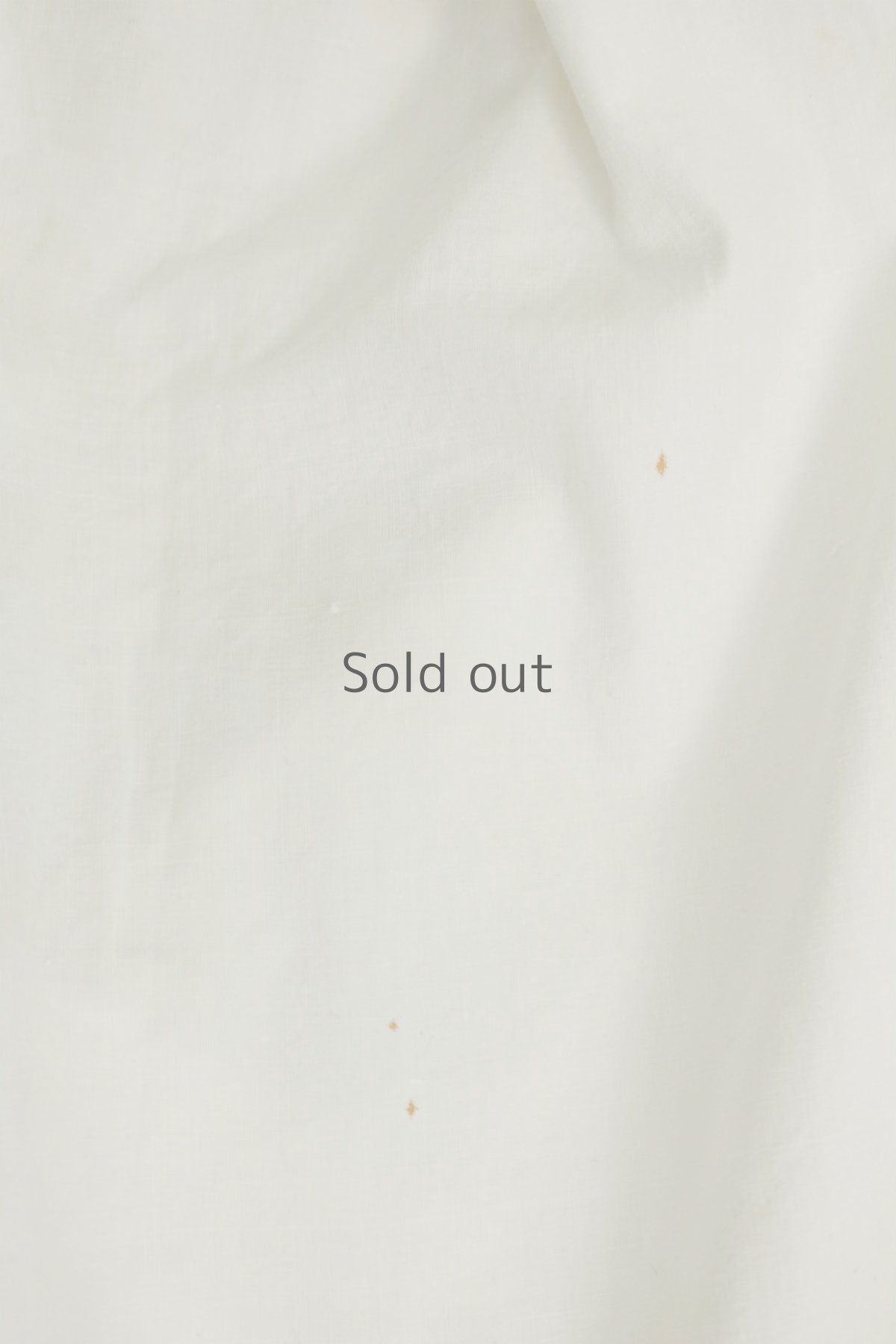 画像12: 【ウクライナ】ウクライナコットン刺繍スモックブラウス（ギャザー/赤とグレーのクロスステッチ） (12)