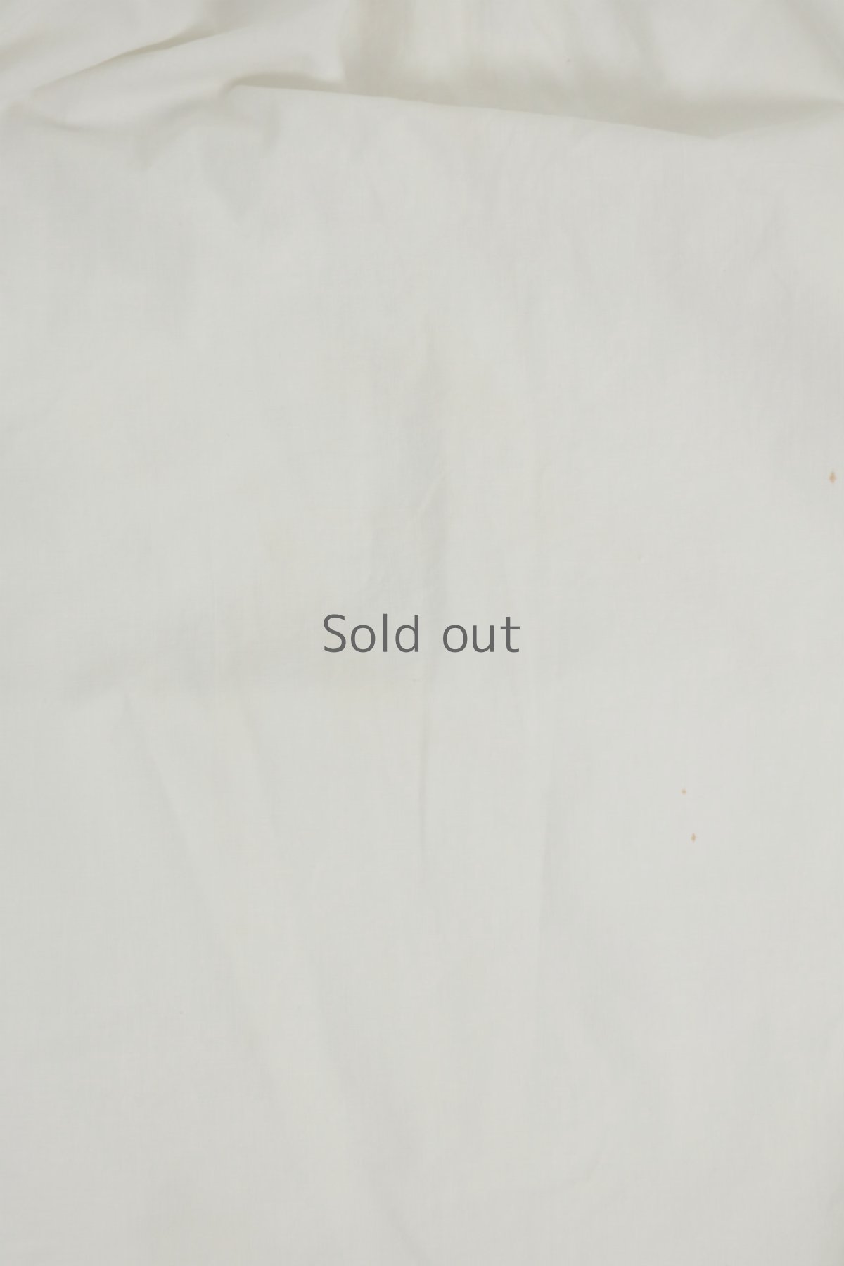 画像14: 【ウクライナ】ウクライナコットン刺繍スモックブラウス（ギャザー/赤とグレーのクロスステッチ） (14)