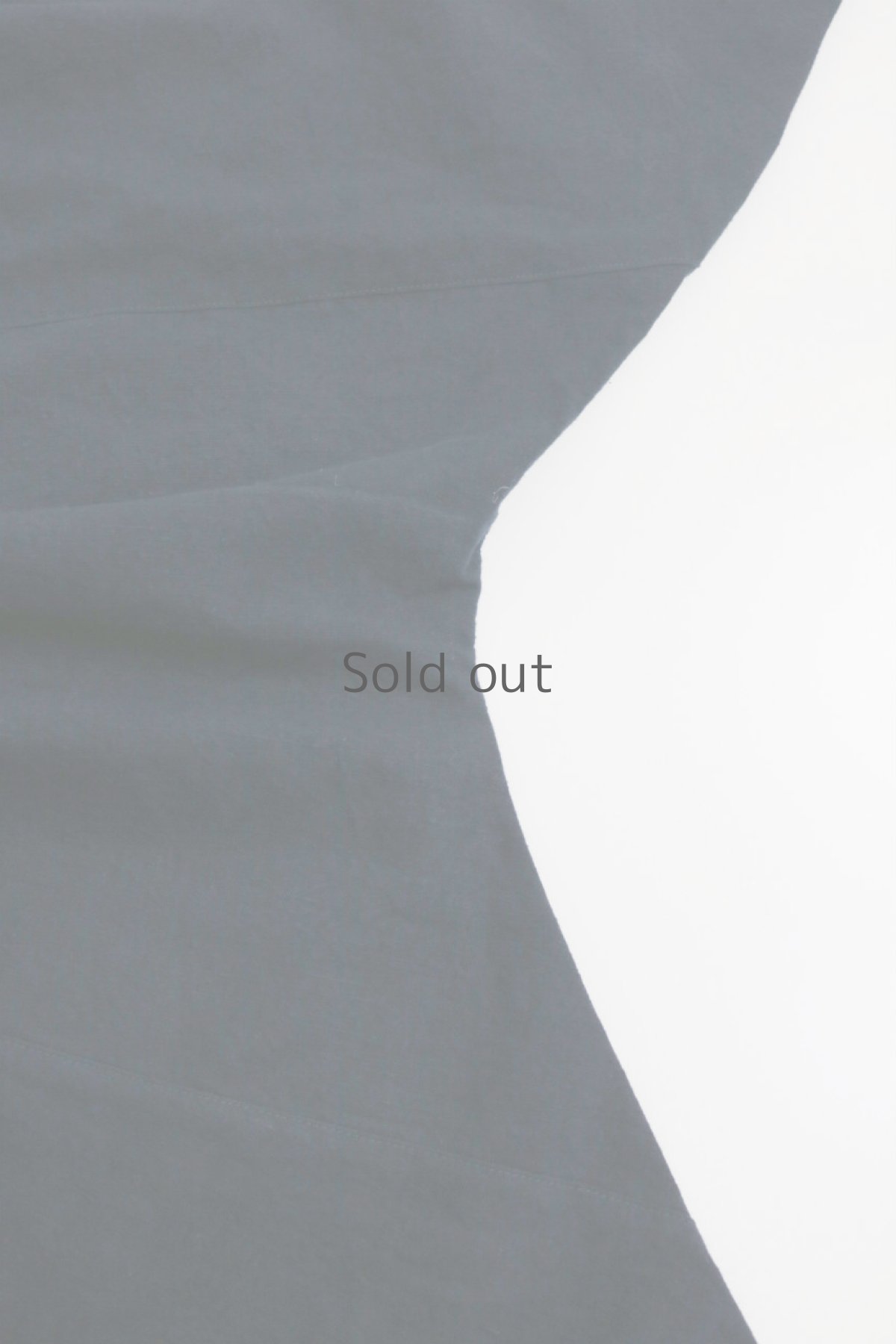 画像4: 【ササキチホ】アンティークリネン×染　サイドギャザー　ボリュームサルエルパンツ（紺色） (4)