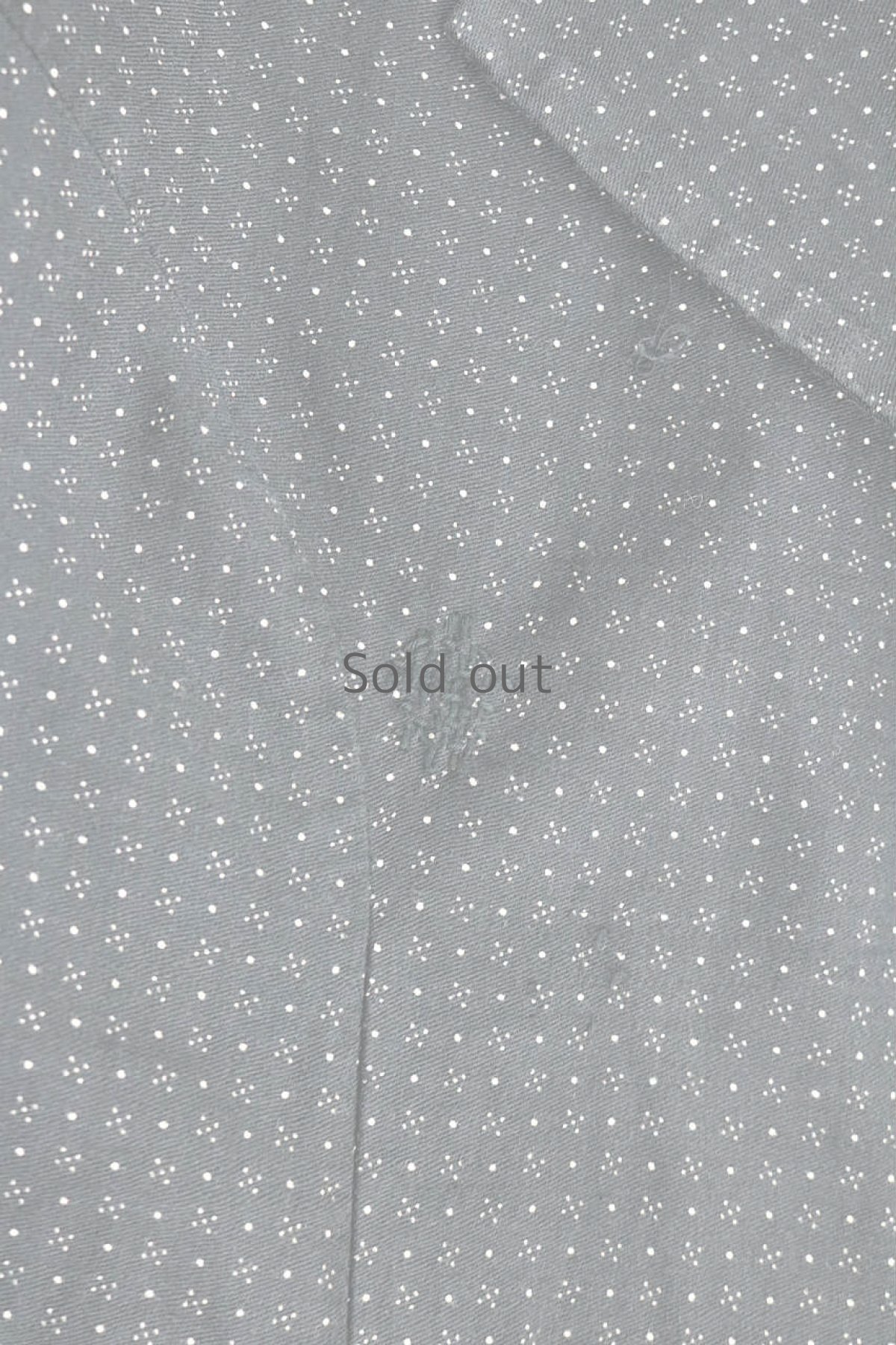 画像7: 【フランス】1950年代頃のブラックドット柄ワークドレス(黒/白/ドット柄/リペアあり) (7)