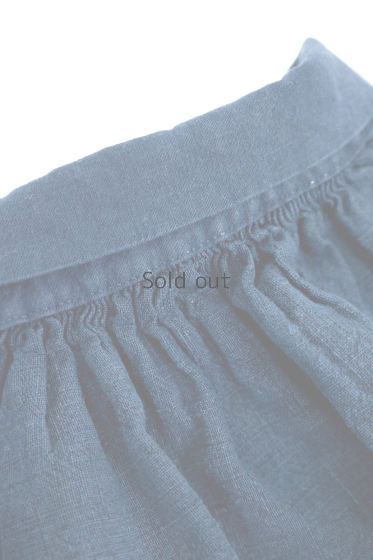 画像10: 【フランス】アンティークリネン×染 スモックワンピース(紺色) (10)