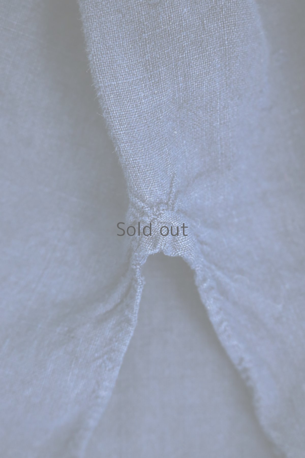 画像9: 【フランス】アンティークリネン×染 スモックワンピース(紺色) (9)