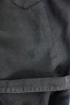 画像13: 【フランス】１９３０年代頃のブラックワークドレス(丸襟/小さめ) (13)