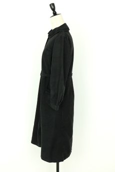 画像3: 【フランス】１９３０年代頃のブラックワークドレス(丸襟/小さめ) (3)