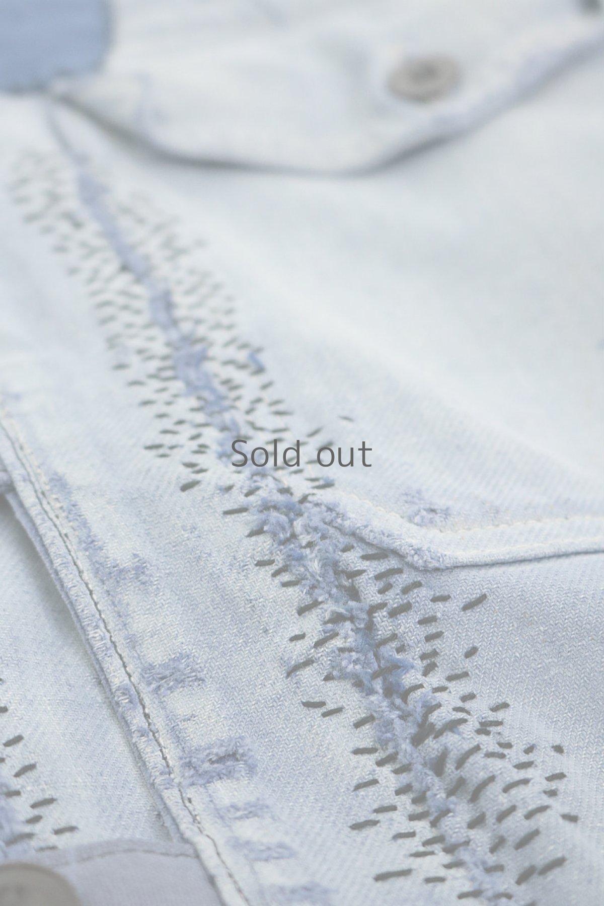 画像6: 【MITSUGU SASAKI】ビンテージリメイク　パッチワーク　ワークブルゾン（刺し子） (6)