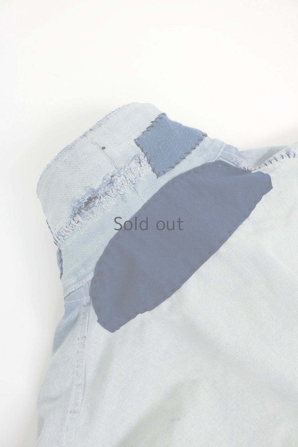 画像11: 【MITSUGU SASAKI】ビンテージリメイク　パッチワーク　ワークブルゾン（刺し子） (11)