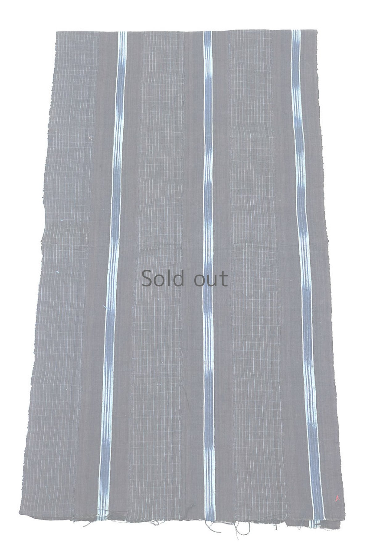 画像2: 【ナイジェリア】ヨルバ族の天然藍染古布(濃藍色) (2)