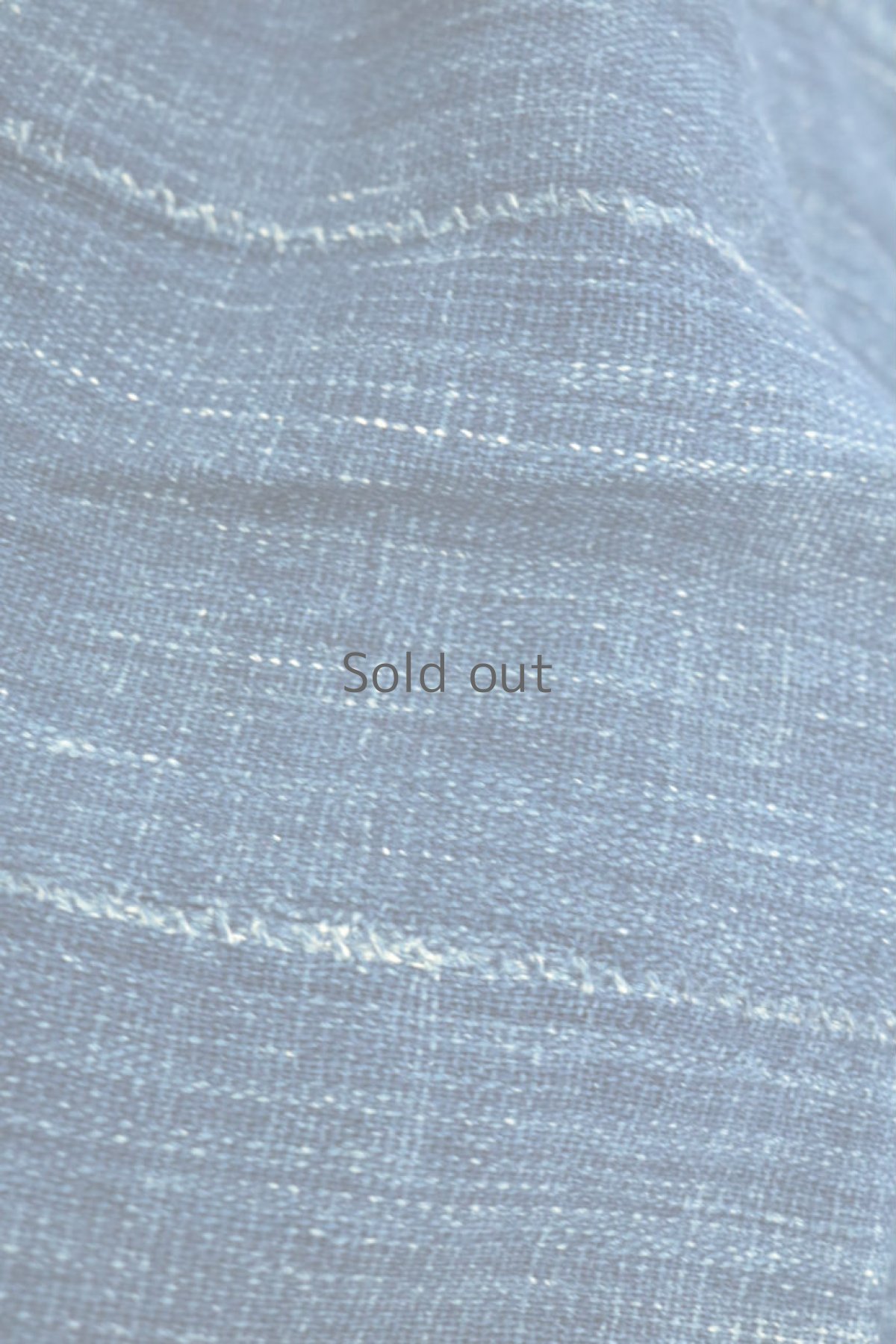 画像8: 【西アフリカ】手織り藍染め綿　大判ショール（生地薄め/濃藍色） (8)