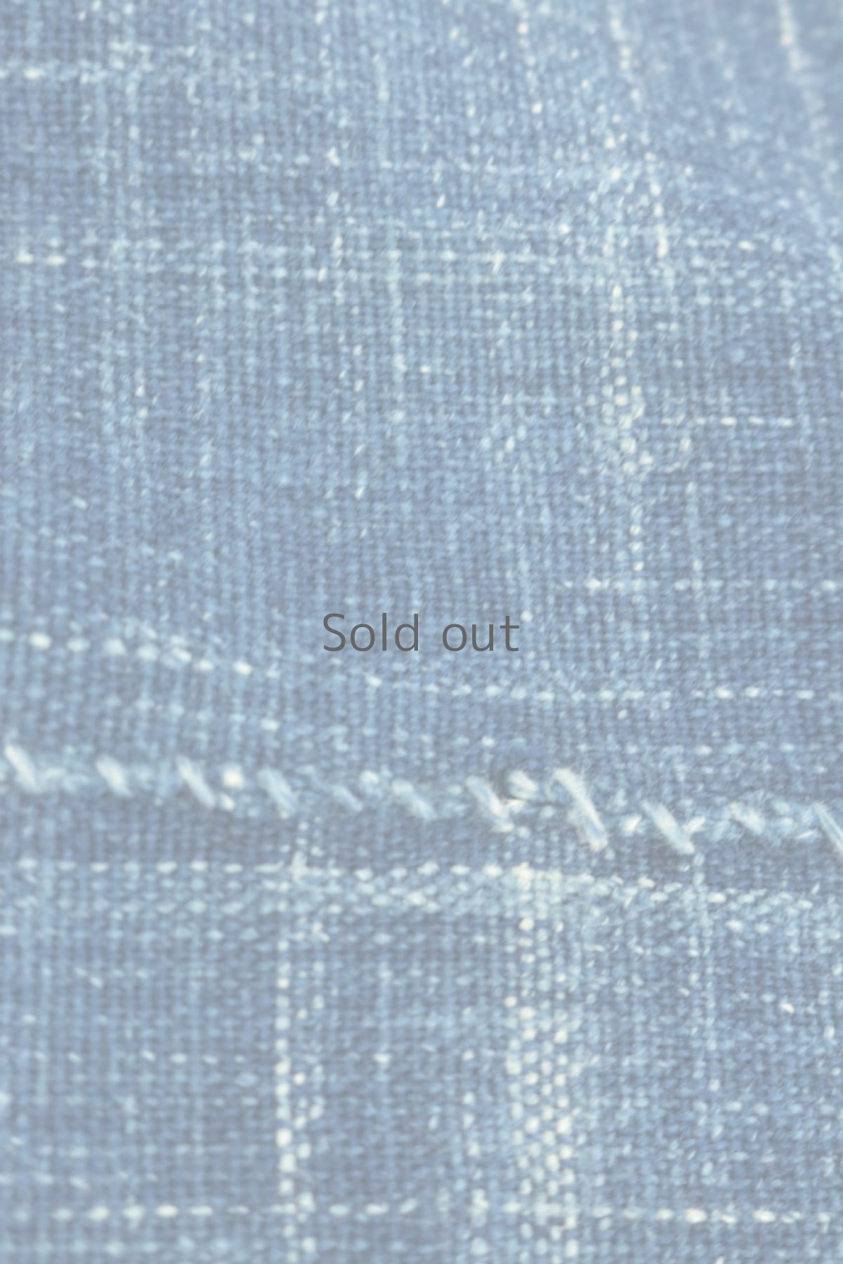 画像9: 【西アフリカ】手織り藍染め綿　大判ショール（中間藍色） (9)