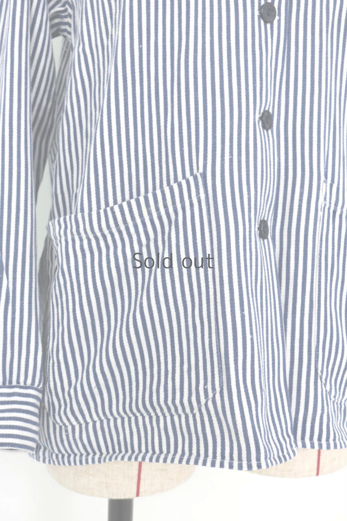 画像6: 【スウェーデン】ビンテージ　ストライプワークシャツ（女性用） (6)