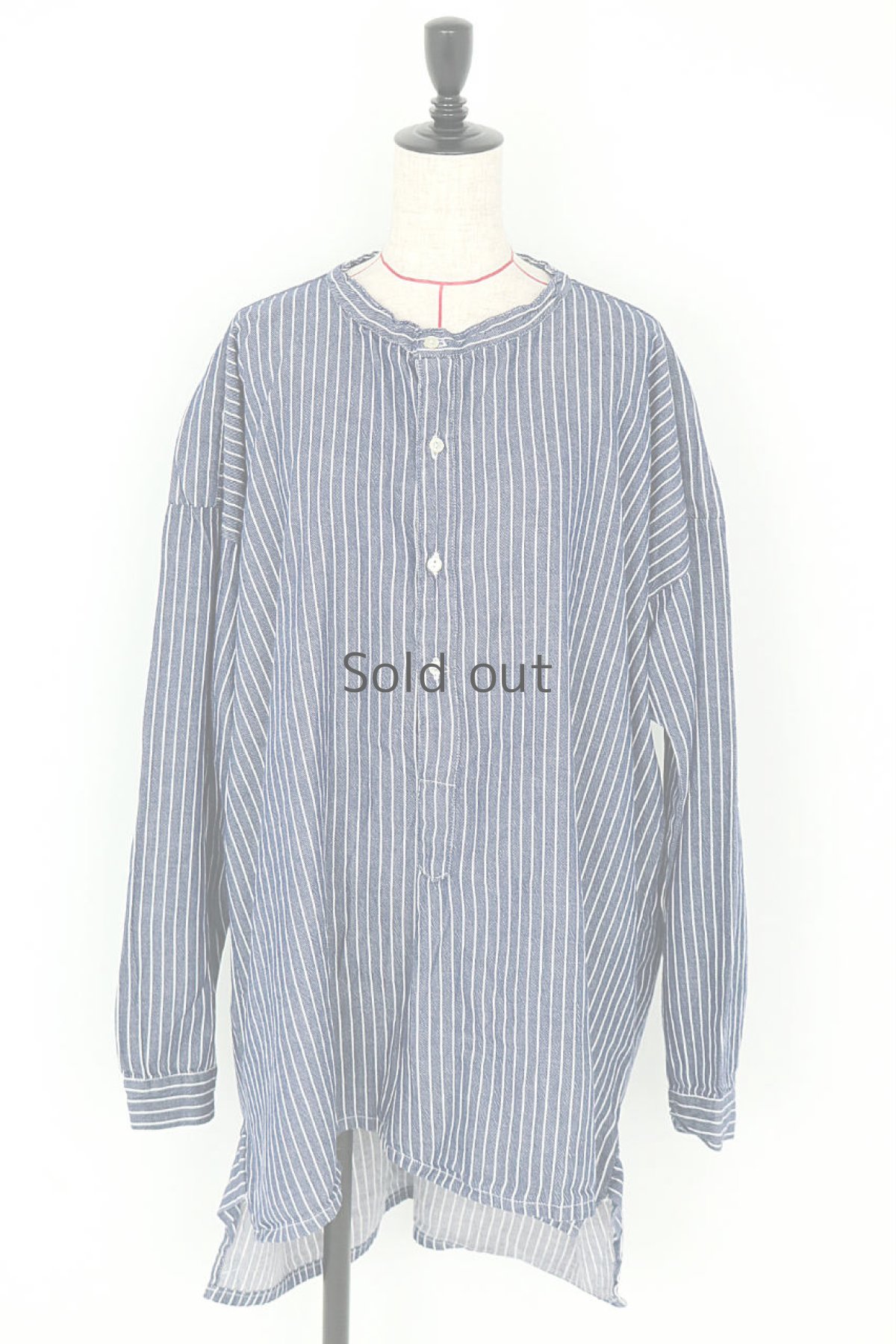 画像2: 【ドイツ】ビンテージ　裏起毛ロングプルオーバーシャツ(大きめ) (2)