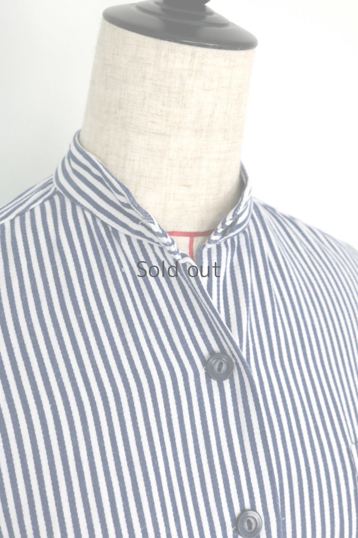 画像5: 【スウェーデン】ビンテージ　ストライプワークシャツ（女性用） (5)