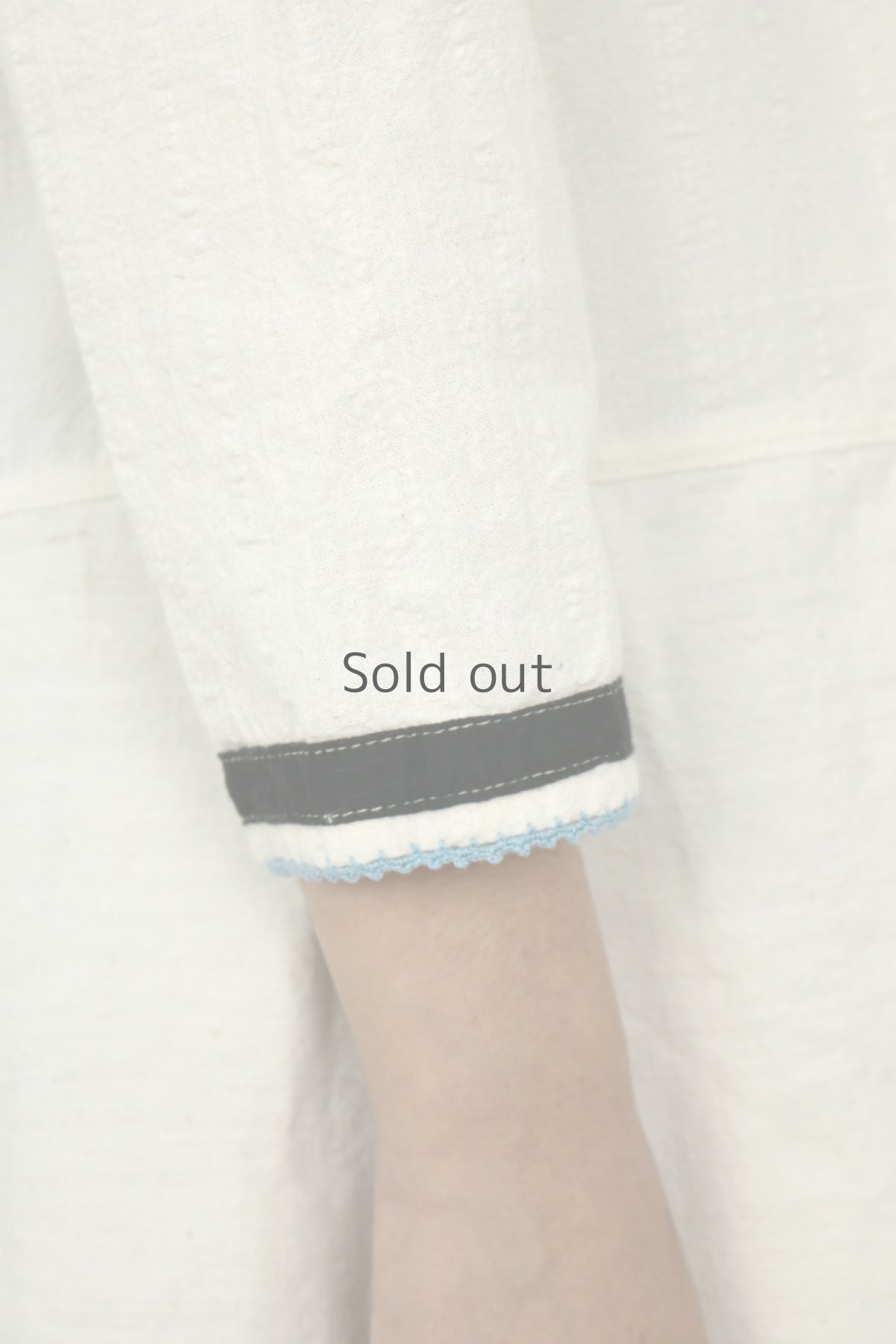 画像9: 【ブルガリア】アンティークコットンリネン　刺繍ワンピース（２トーン） (9)