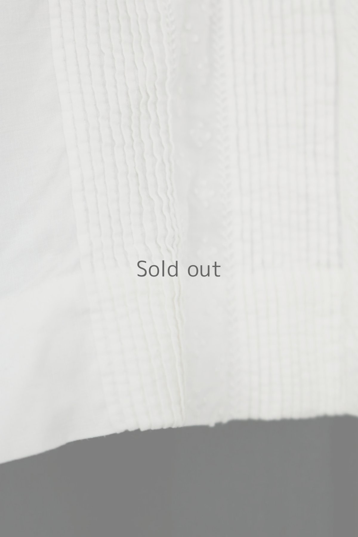 画像9: 【フランス】アンティークコットン　クラシック　長袖ホワイトブラウス(カットワーク/レースフリル/MG) (9)