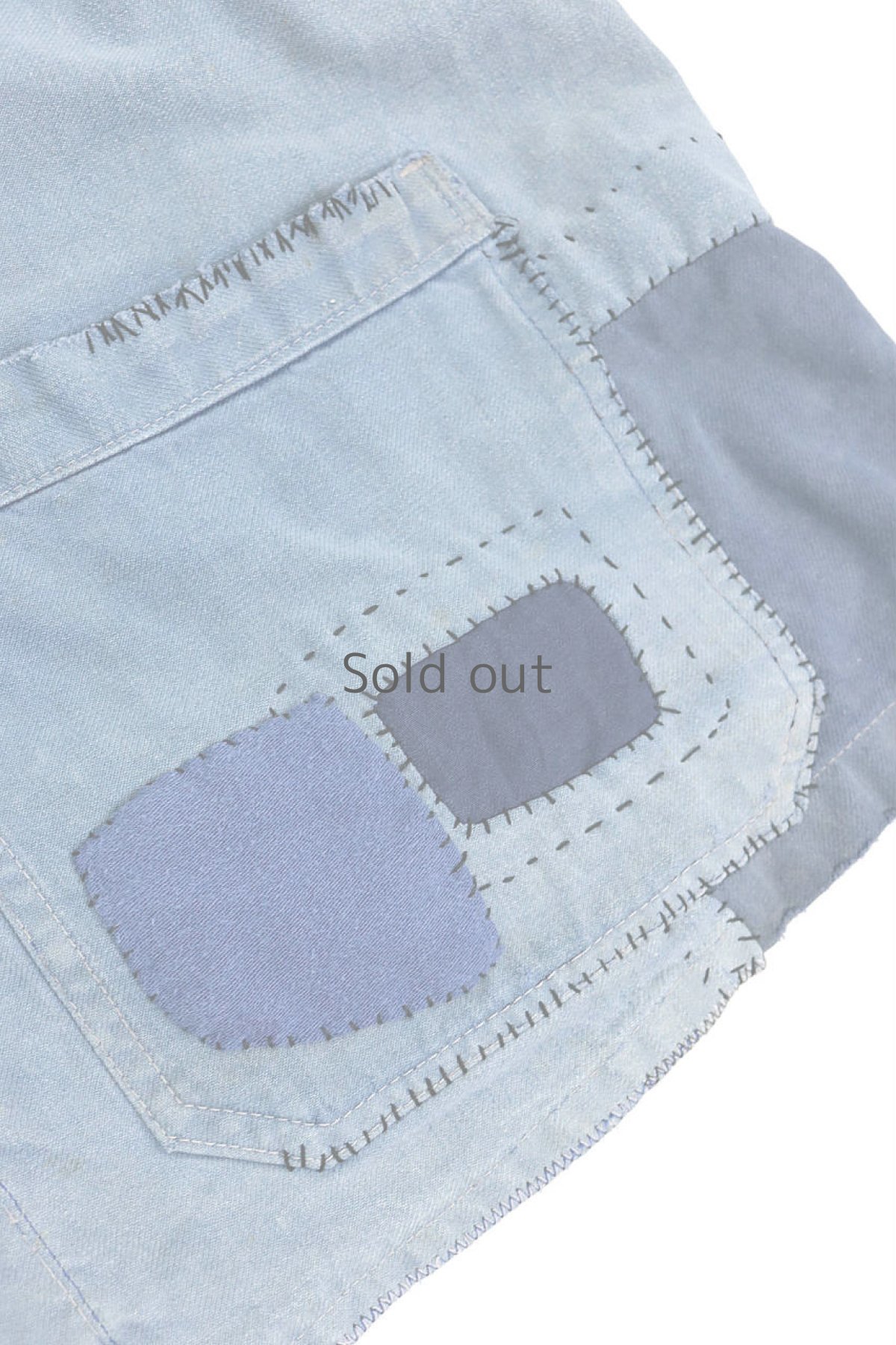 画像8: 【MITSUGU SASAKI】ビンテージリメイク　パッチワーク　ワークジャケット（リペア） (8)