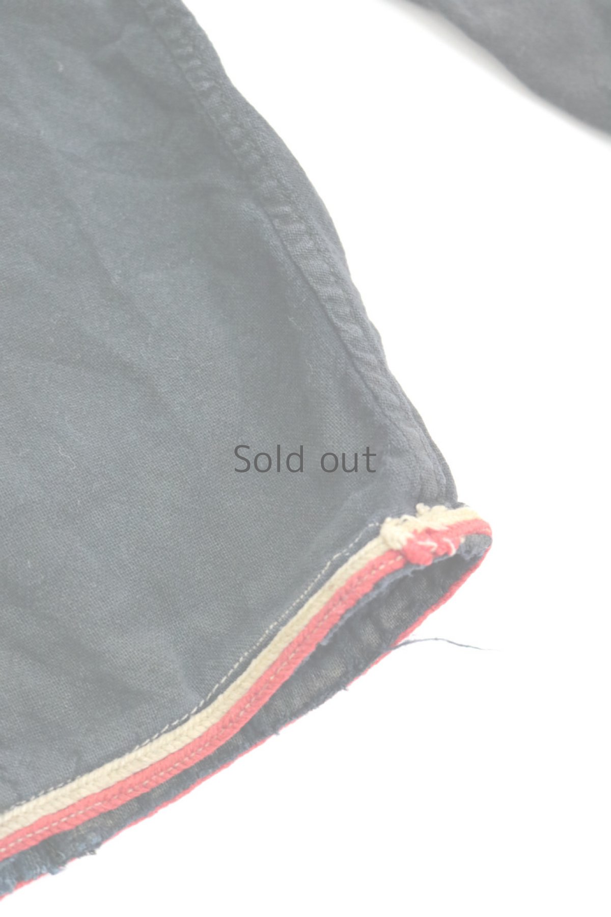 画像8: 【ベトナム】ビンテージ　ネイビーコットン　刺繍入りワイドパンツ（赤ザオ族） (8)