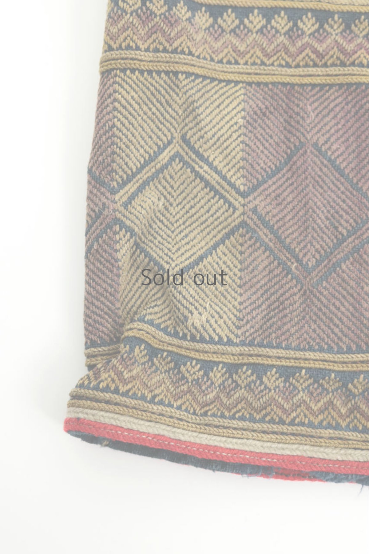 画像7: 【ベトナム】ビンテージ　ネイビーコットン　刺繍入りワイドパンツ（赤ザオ族） (7)