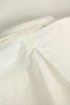画像8: 【スウェーデン】ビンテージミリタリー　プルオーバーロングシャツ（未使用品/白） (8)