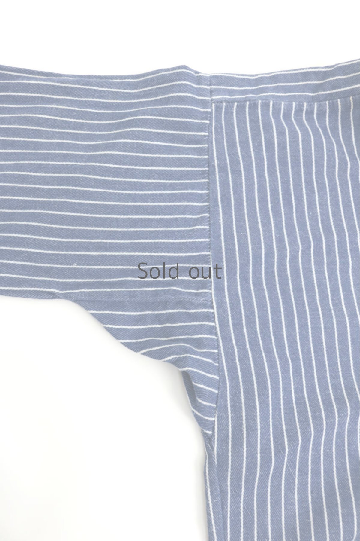 画像5: 【ドイツ】ビンテージ　ストライププルオーバーロングシャツ(裏起毛コットン) (5)