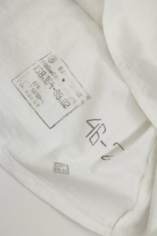 画像11: 【旧ソビエト】ビンテージミリタリー　ホワイトシャツ（シミあり） (11)