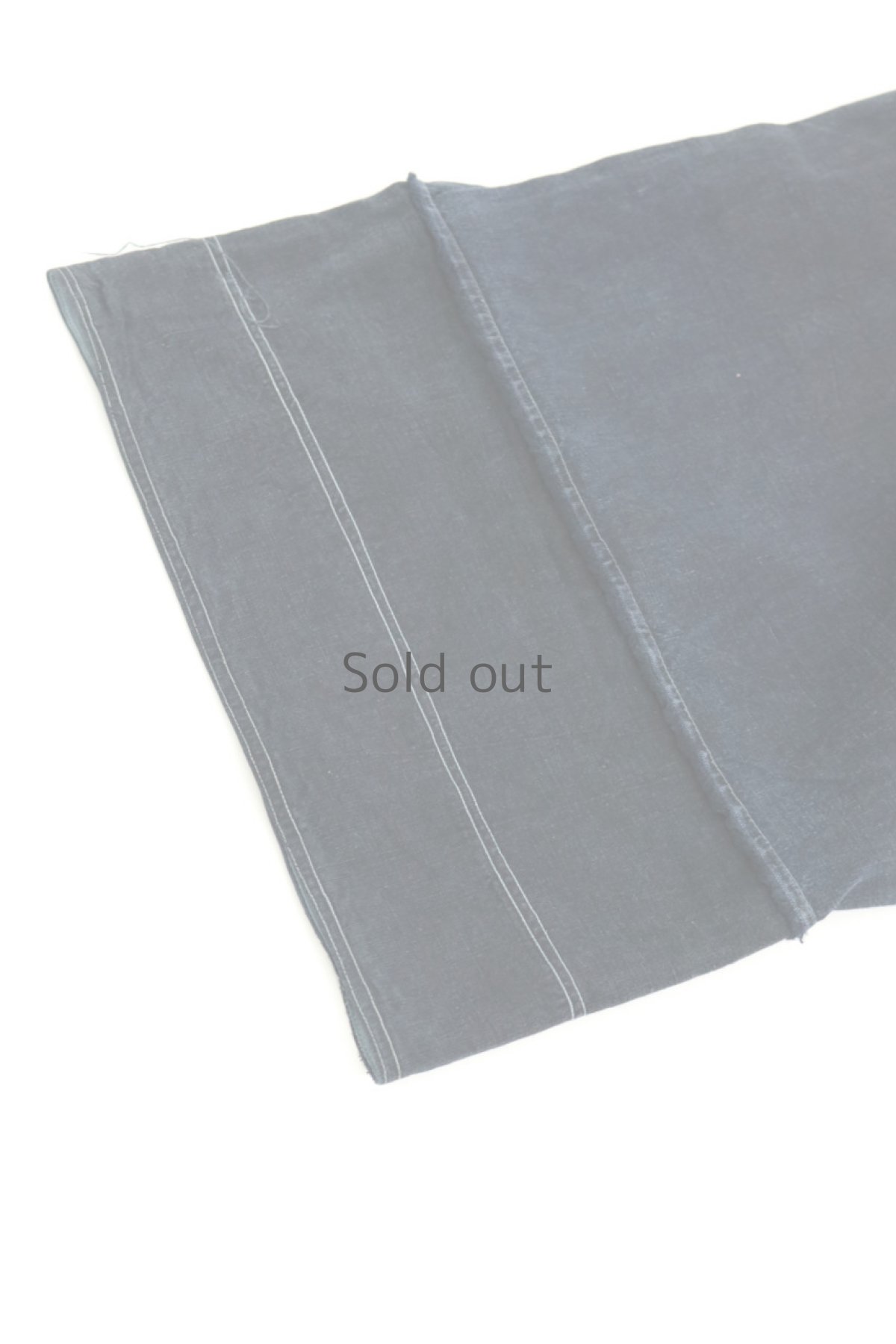 画像7: 【中国】ビンテージ　インディゴリネンの羽織（ミャオ族） (7)