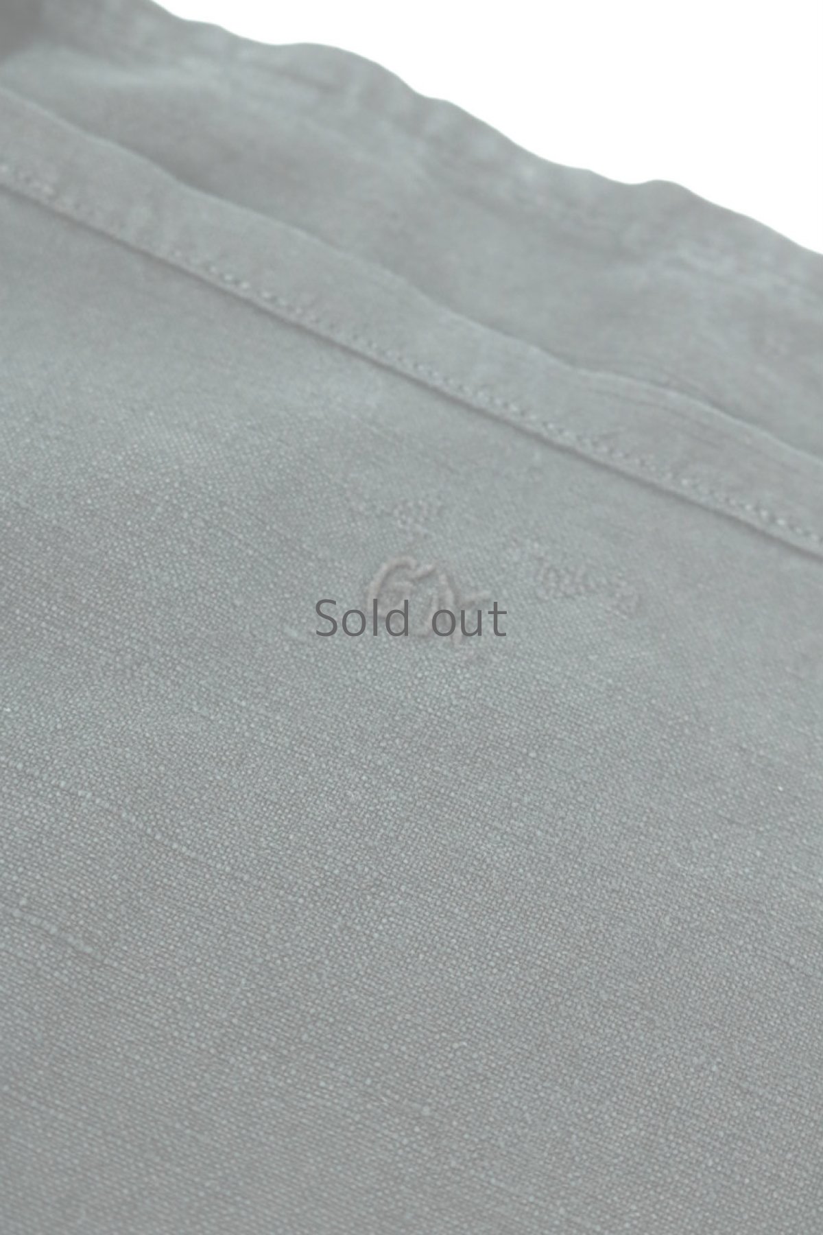 画像9: 【フランス】アンティークリネン×染　スクェアネックワンピース（黒） (9)