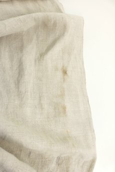 画像9: 【ベトナム】ビンテージ 手織り麻の白スカーフ（モン族） (9)