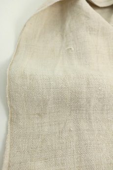 画像6: 【ベトナム】ビンテージ 手織り麻の白スカーフ（モン族） (6)