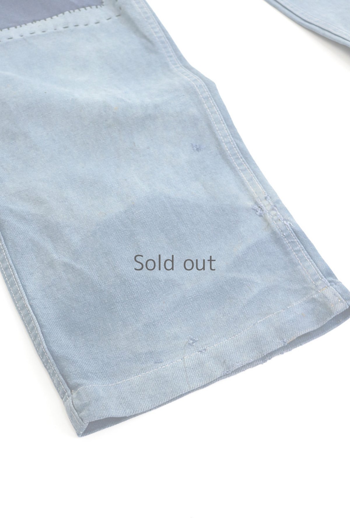 画像4: 【MITSUGU SASAKI】ビンテージ×リメイク　パッチワーク　ワークパンツ(BEAU FORT） (4)