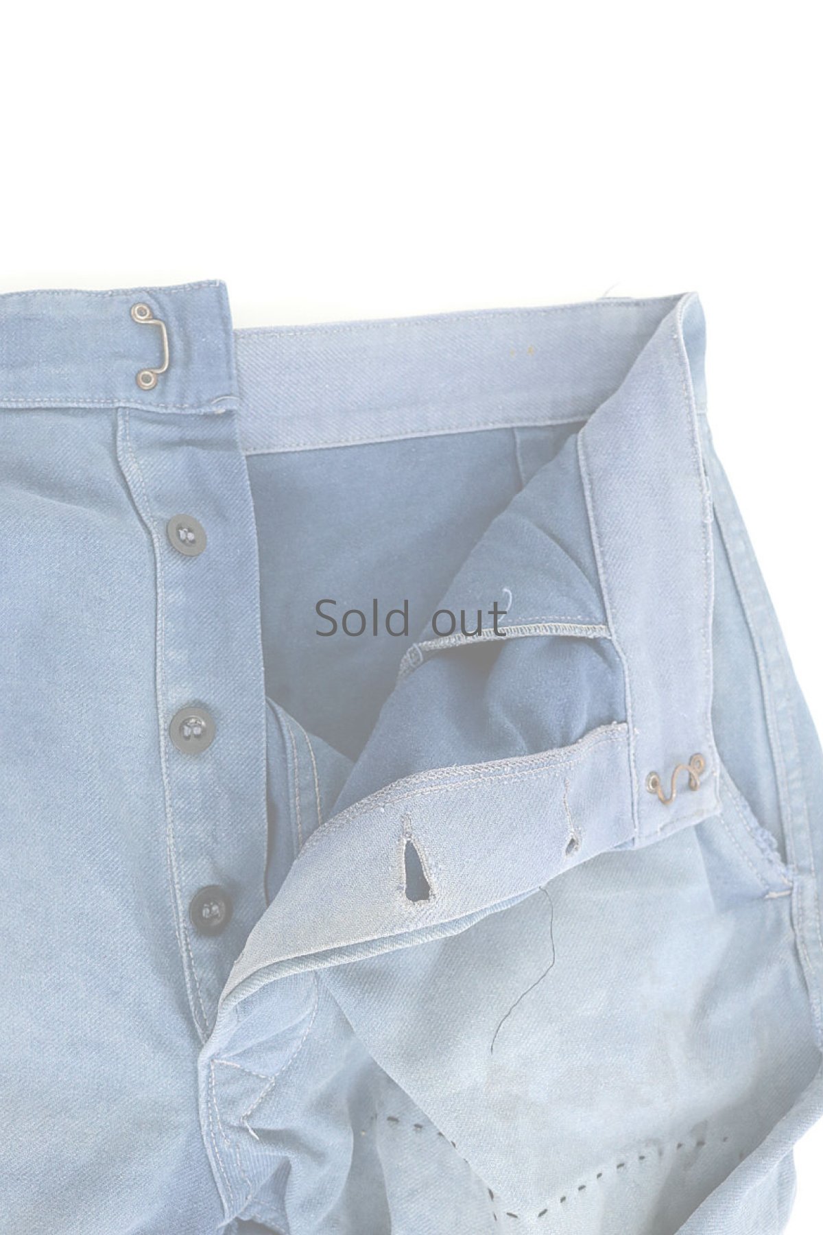 画像12: 【MITSUGU SASAKI】ビンテージ×リメイク　パッチワーク　ワークパンツ(BEAU FORT） (12)