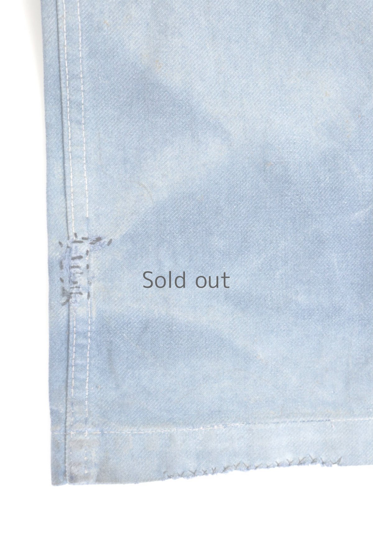 画像7: 【MITSUGU SASAKI】ビンテージ×リメイク　パッチワーク　ワークパンツ(BEAU FORT） (7)