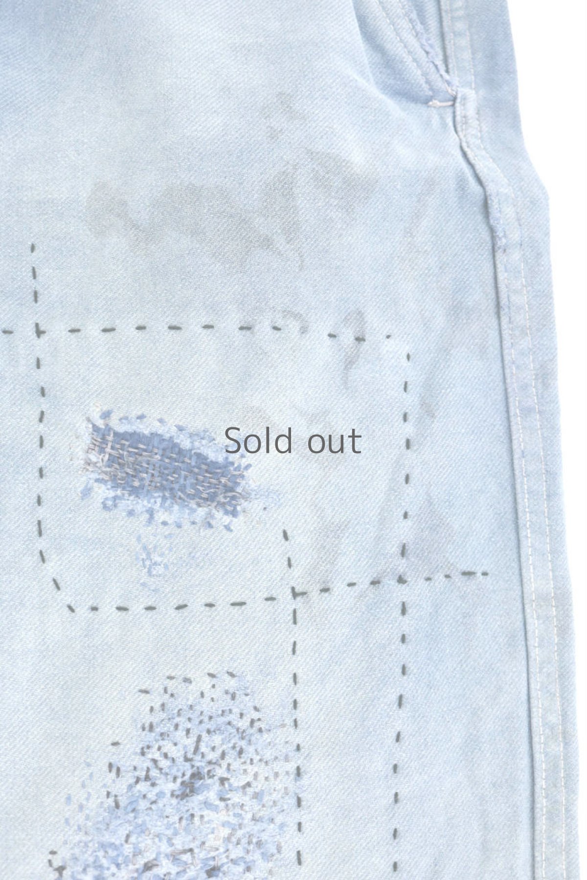 画像6: 【MITSUGU SASAKI】ビンテージ×リメイク　パッチワーク　ワークパンツ(BEAU FORT） (6)