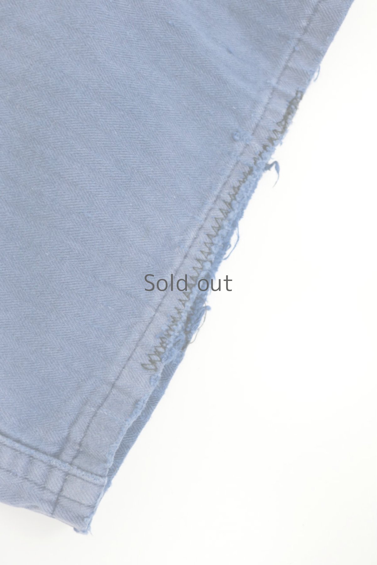 画像10: 【MITSUGU SASAKI】ビンテージ×リメイク　パッチワーク　ワークパンツ(ウエストひも） (10)